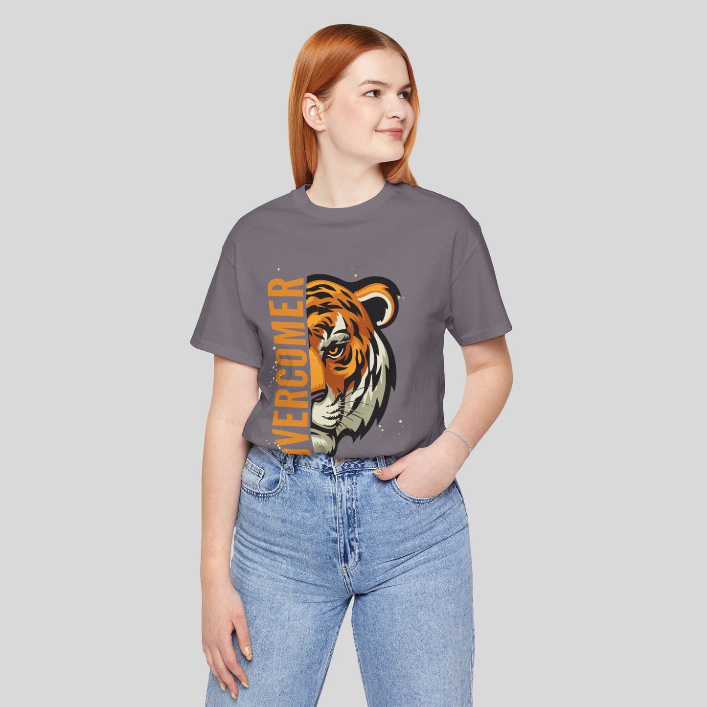 Overcomer Tiger Jersey Short Sleeve Tee