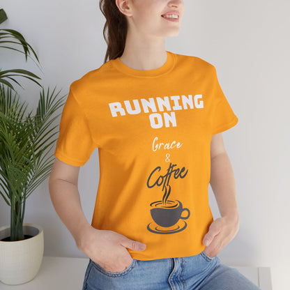 Running on Grace & Coffee Jersey Short Sleeve Tee