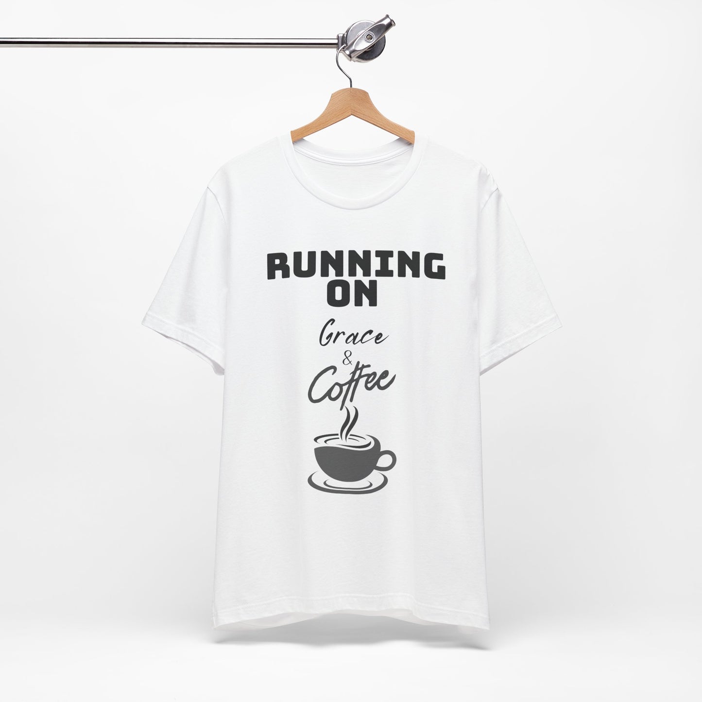 Running on Grace & Coffee Jersey Short Sleeve Tee