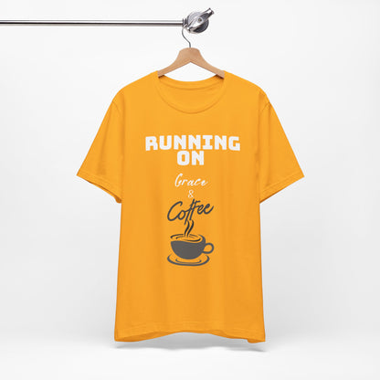 Running on Grace & Coffee Jersey Short Sleeve Tee