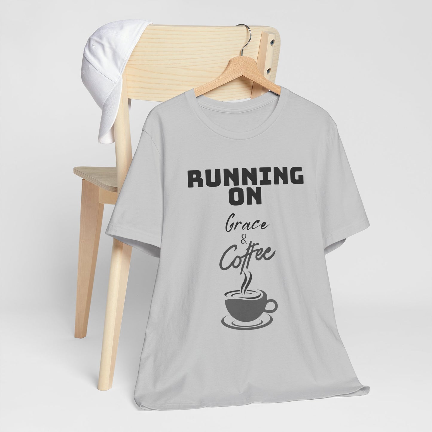 Running on Grace & Coffee Jersey Short Sleeve Tee