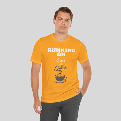 Running on Grace & Coffee Jersey Short Sleeve Tee