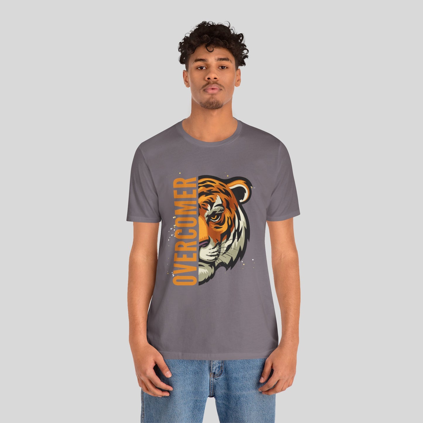 Overcomer Tiger Jersey Short Sleeve Tee