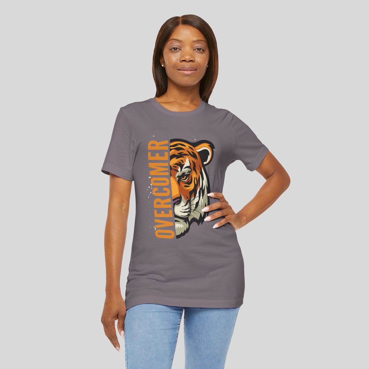 Overcomer Tiger Jersey Short Sleeve Tee