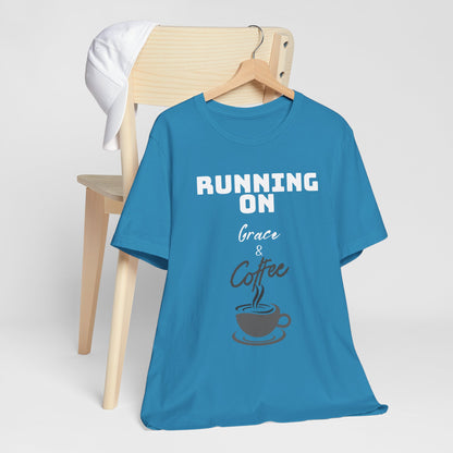 Running on Grace & Coffee Jersey Short Sleeve Tee