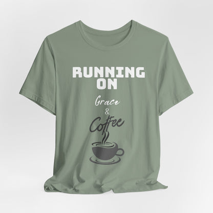 Running on Grace & Coffee Jersey Short Sleeve Tee