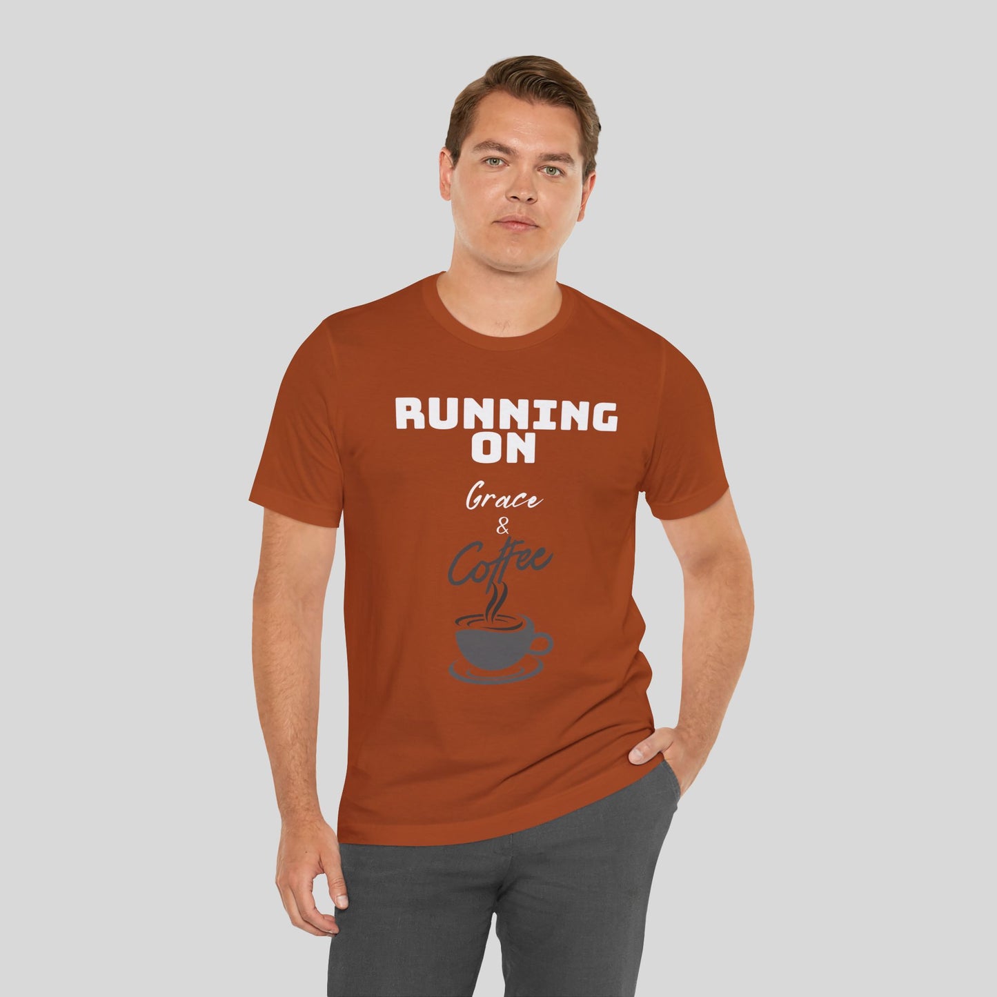 Running on Grace & Coffee Jersey Short Sleeve Tee