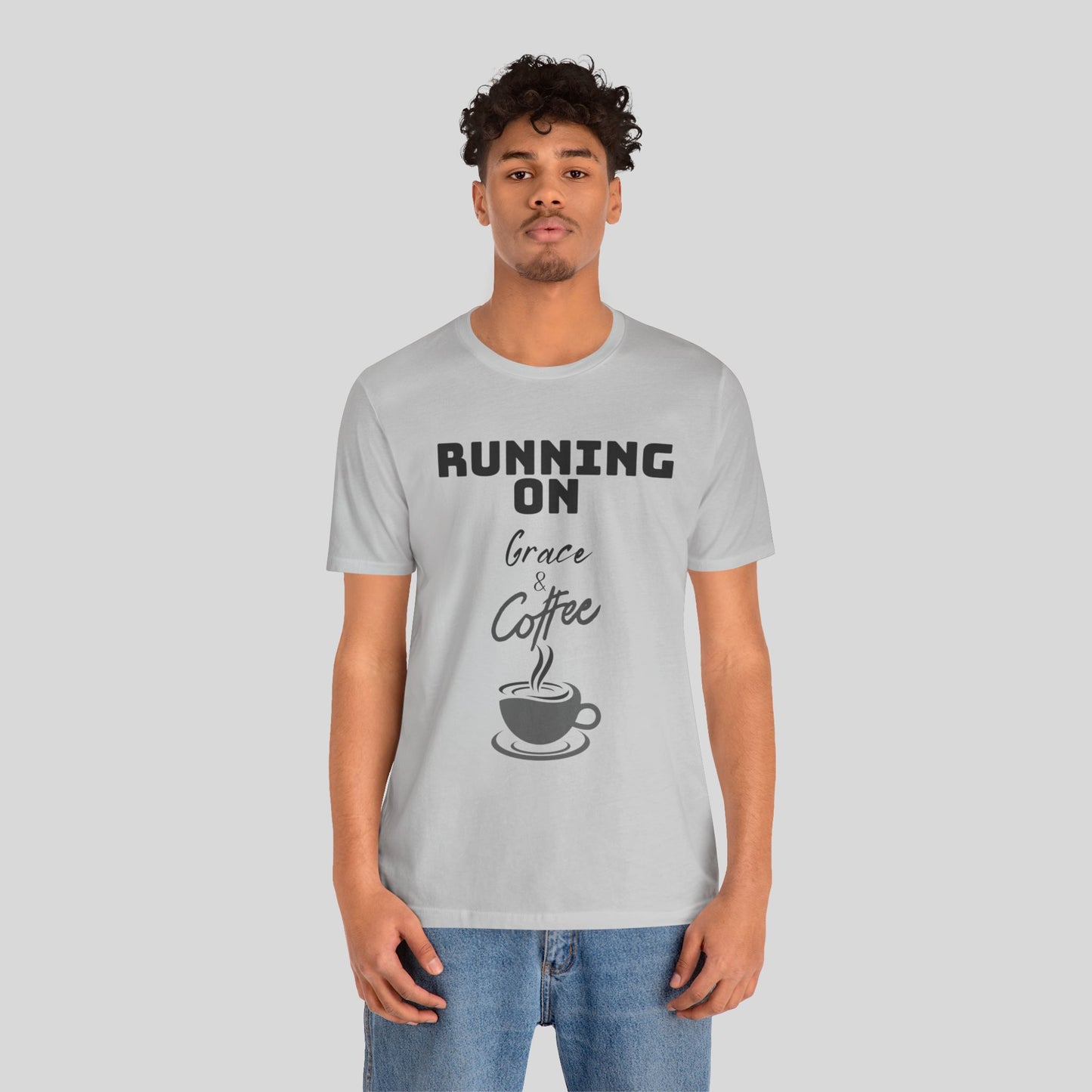 Running on Grace & Coffee Jersey Short Sleeve Tee