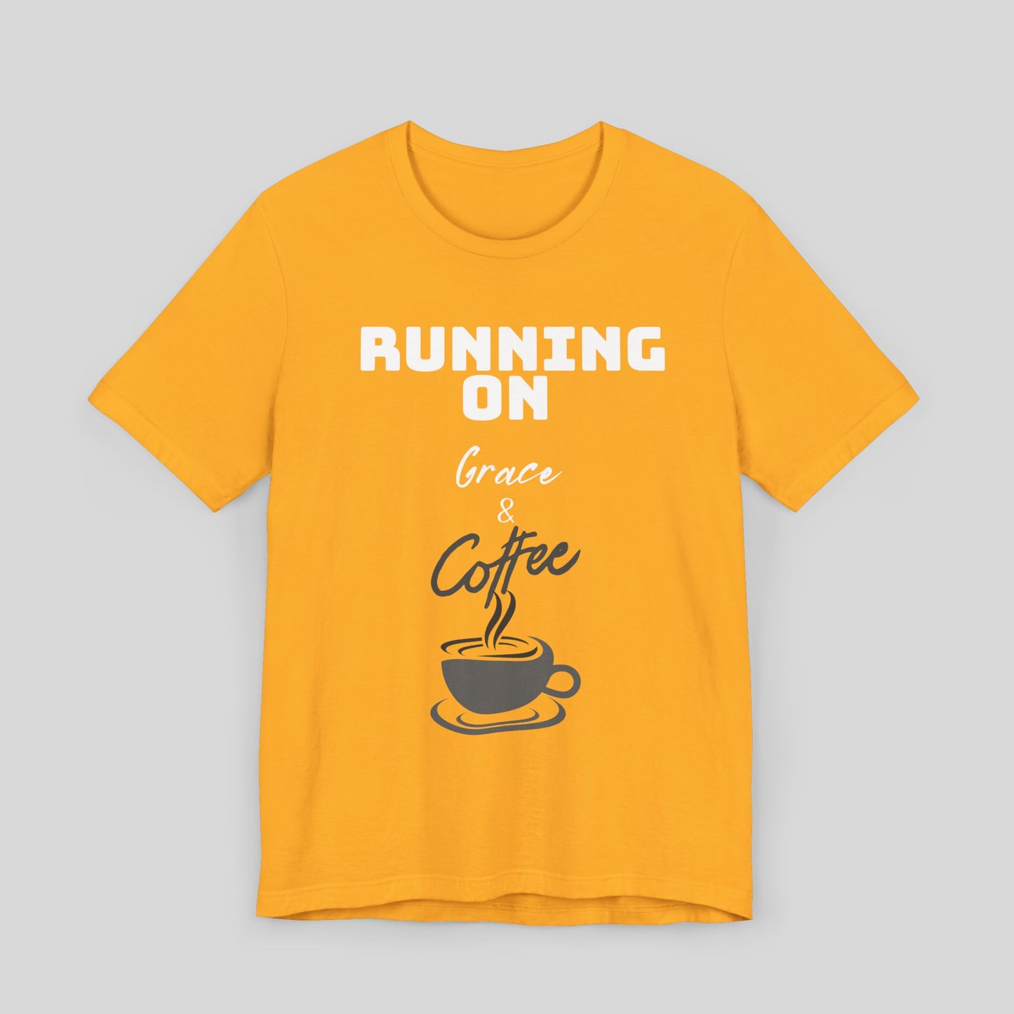 Running on Grace & Coffee Jersey Short Sleeve Tee