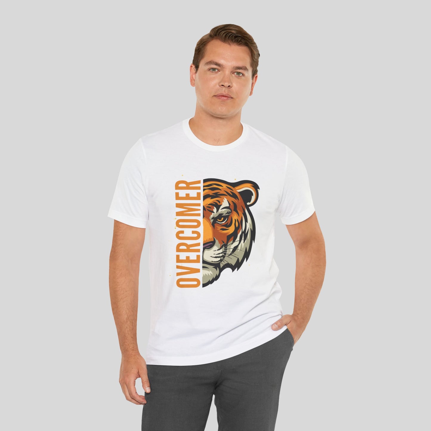 Overcomer Tiger Jersey Short Sleeve Tee