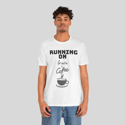 Running on Grace & Coffee Jersey Short Sleeve Tee