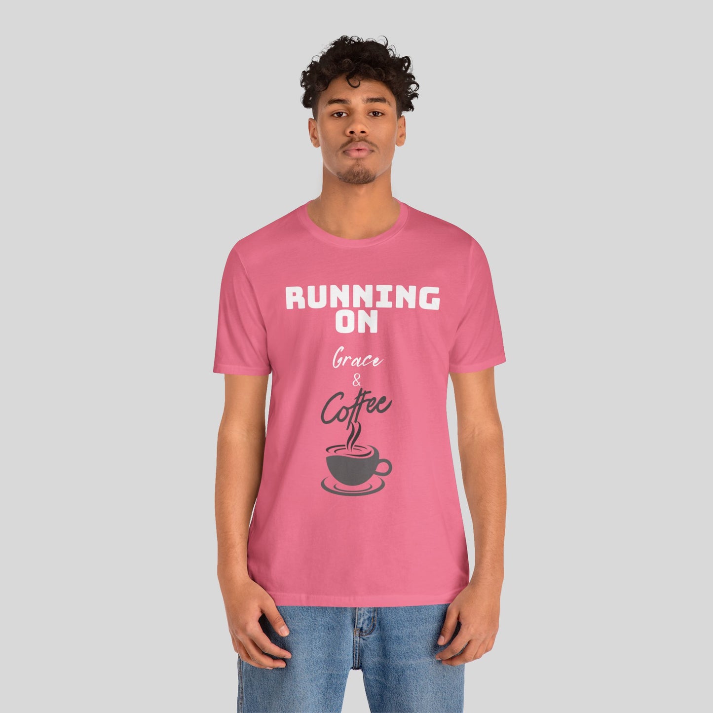 Running on Grace & Coffee Jersey Short Sleeve Tee