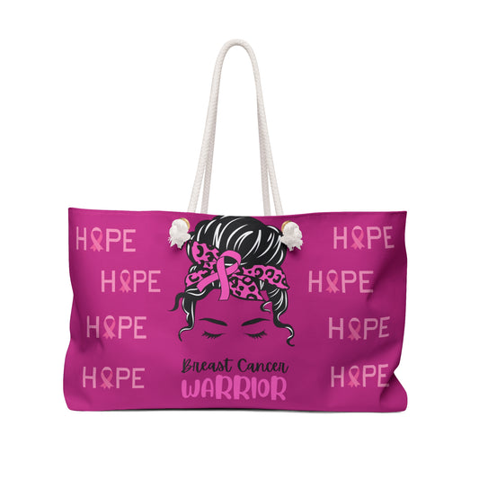 Breast Cancer Warrior Weekender Tote Bag