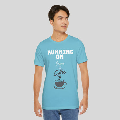 Running on Grace & Coffee Jersey Short Sleeve Tee