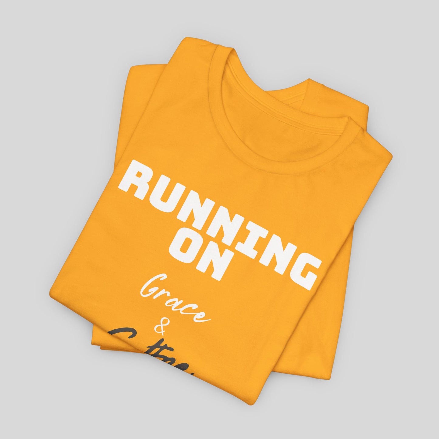 Running on Grace & Coffee Jersey Short Sleeve Tee