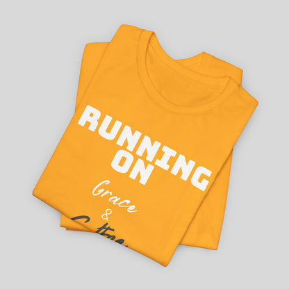 Running on Grace & Coffee Jersey Short Sleeve Tee