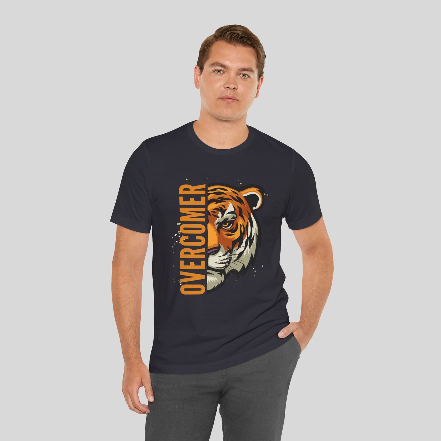 Overcomer Tiger Jersey Short Sleeve Tee