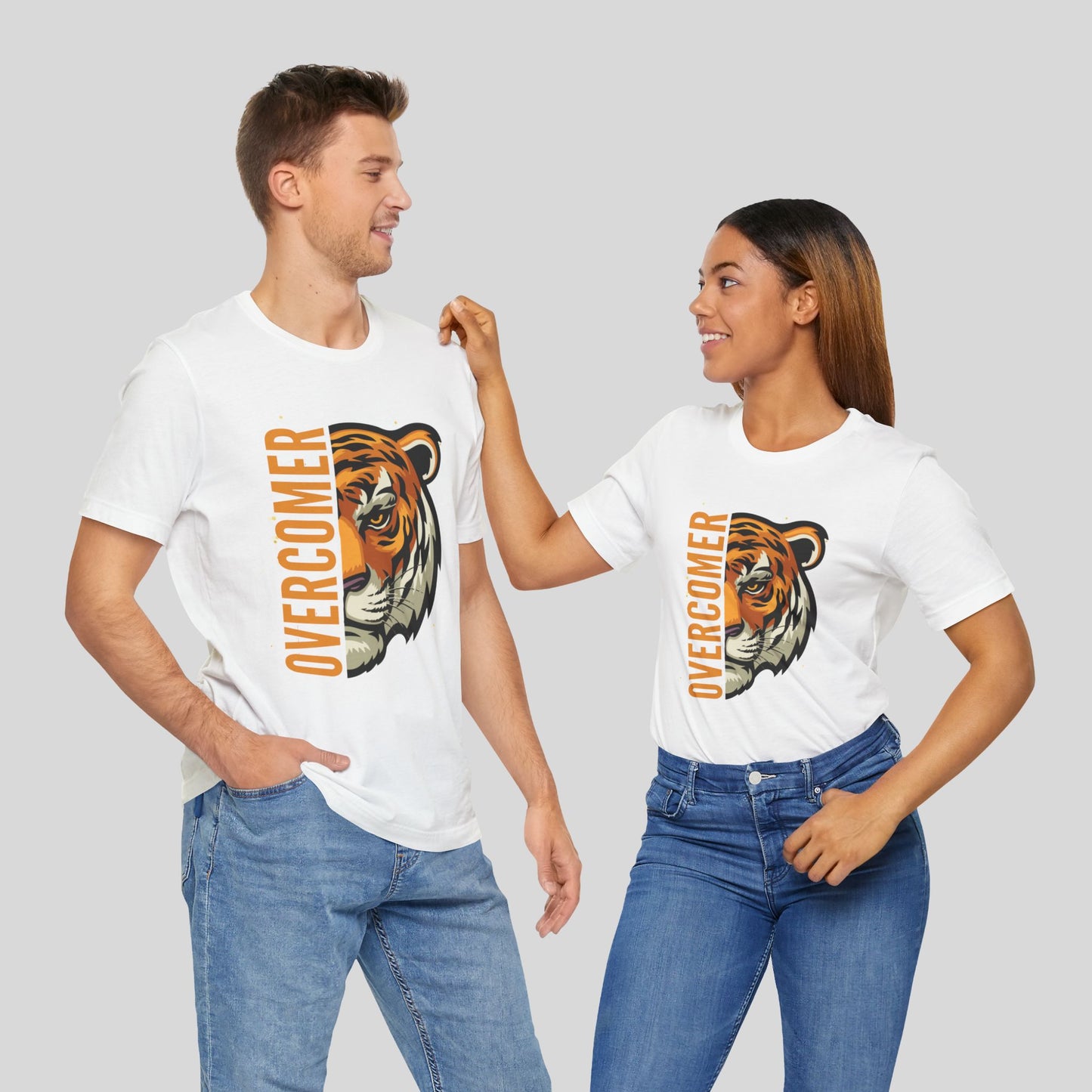 Overcomer Tiger Jersey Short Sleeve Tee