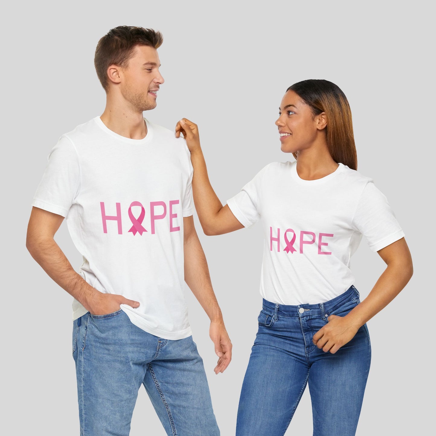 Hope Ribbon Unisex Jersey Short Sleeve Tee