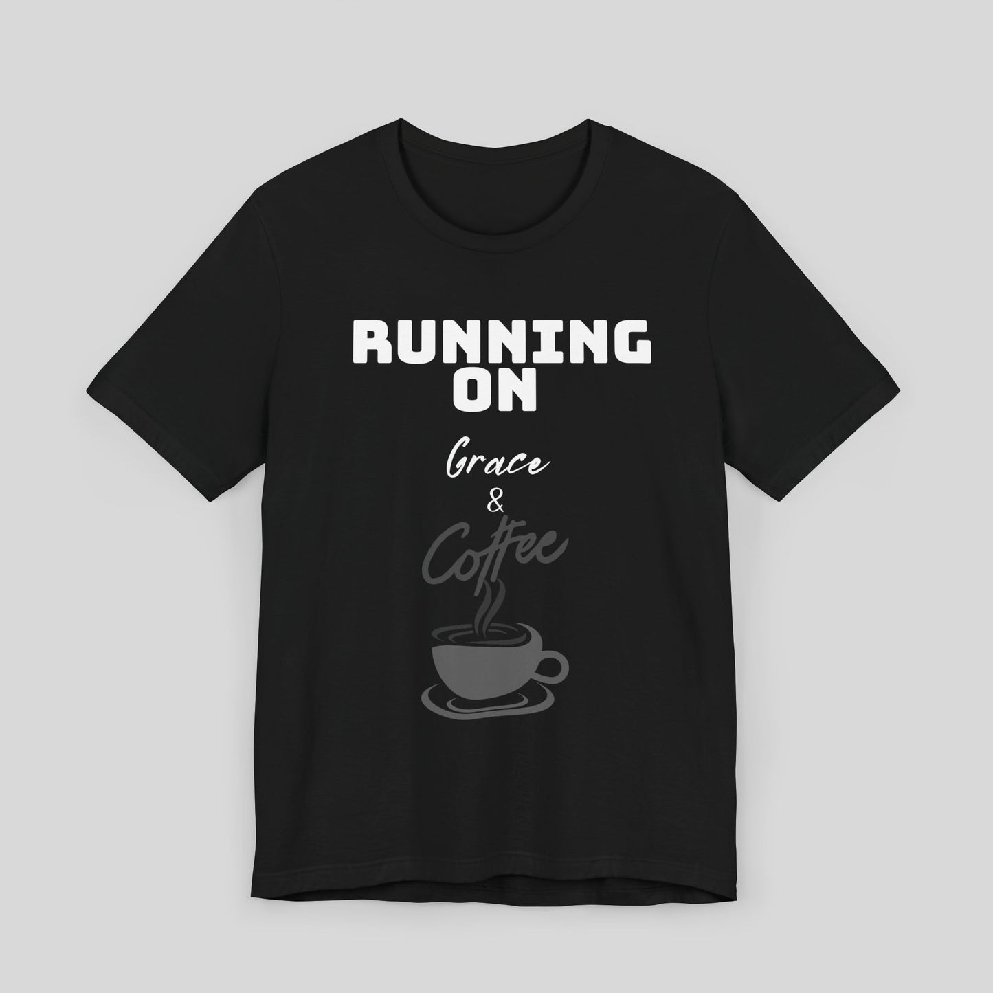 Running on Grace & Coffee Jersey Short Sleeve Tee