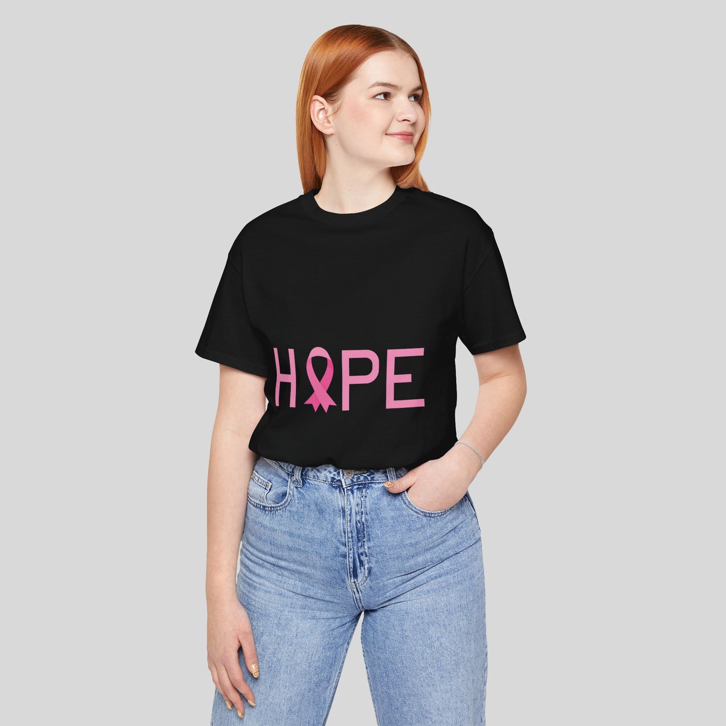 Hope Ribbon Unisex Jersey Short Sleeve Tee