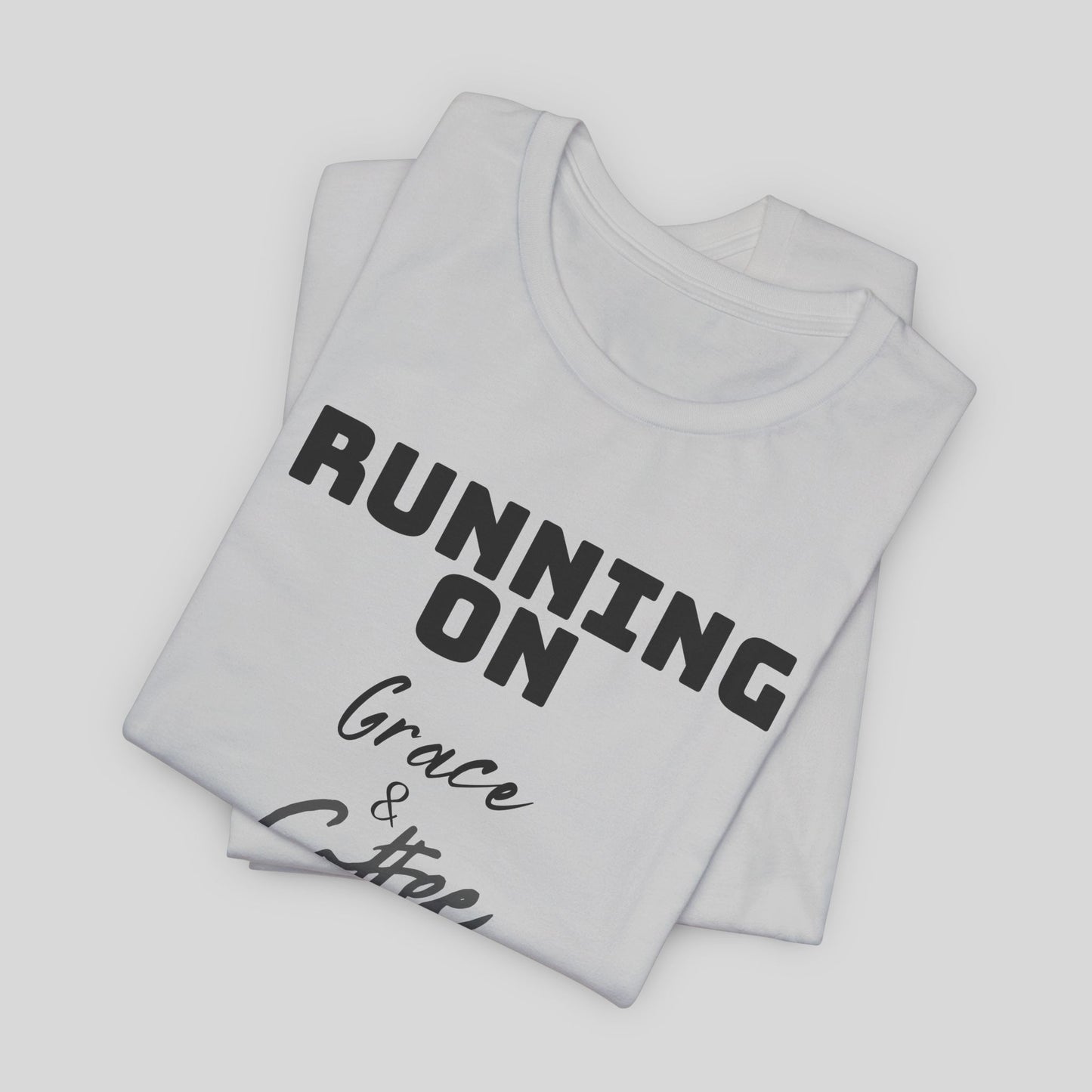 Running on Grace & Coffee Jersey Short Sleeve Tee