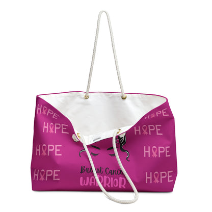 Breast Cancer Warrior Weekender Tote Bag