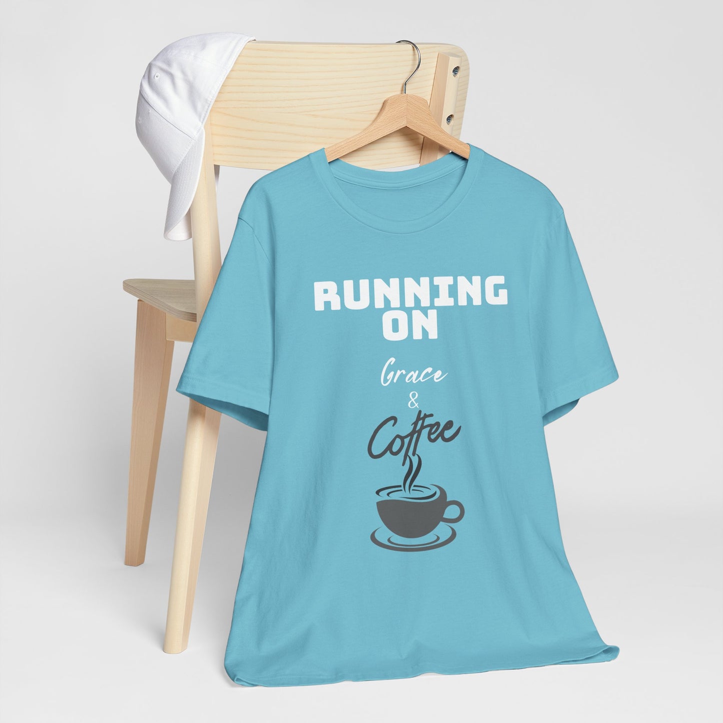 Running on Grace & Coffee Jersey Short Sleeve Tee