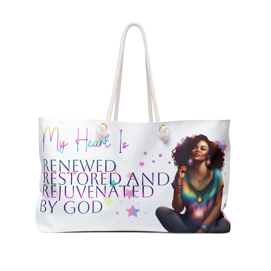 Renewed Heart Weekender Tote Bag