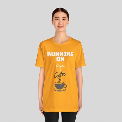 Running on Grace & Coffee Jersey Short Sleeve Tee