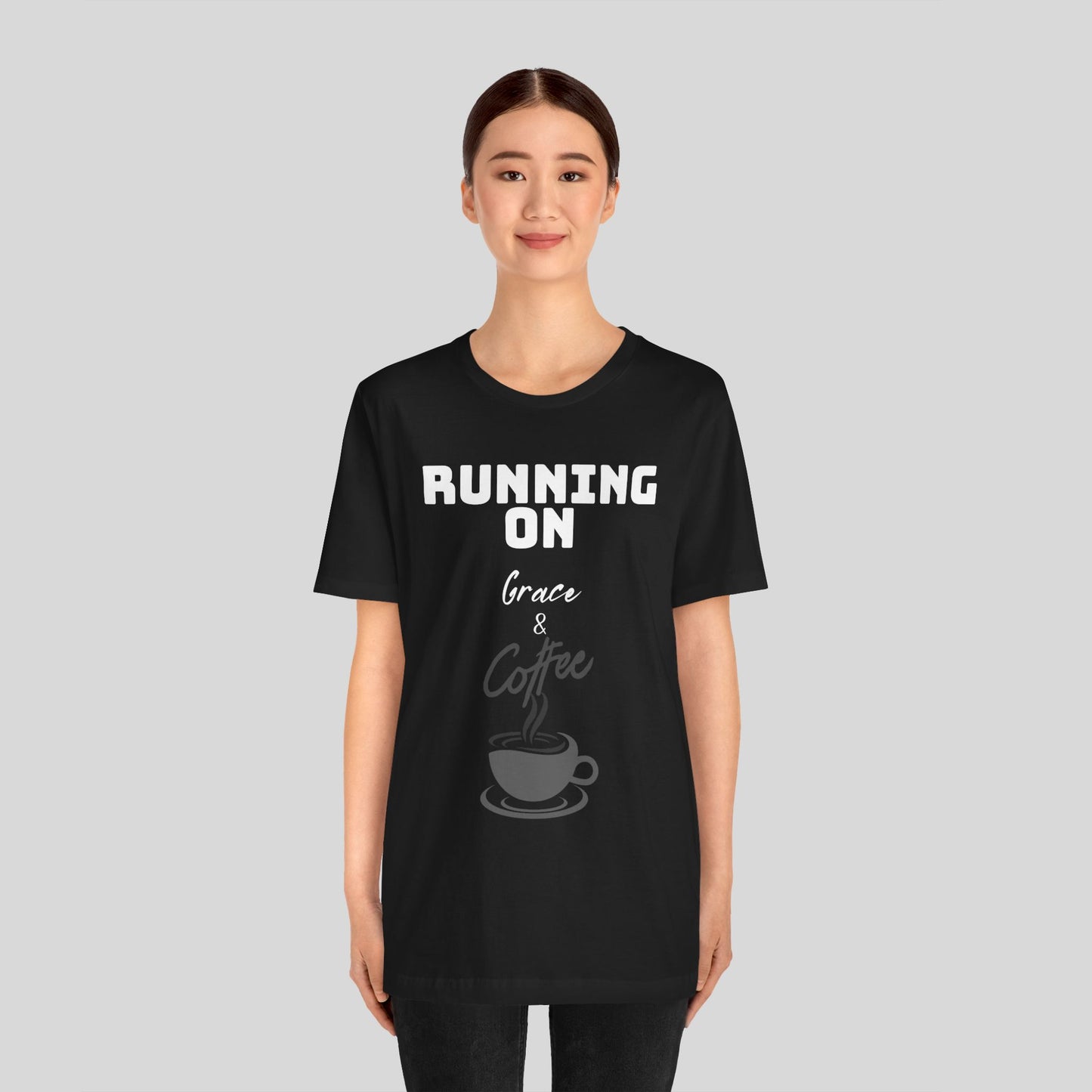 Running on Grace & Coffee Jersey Short Sleeve Tee