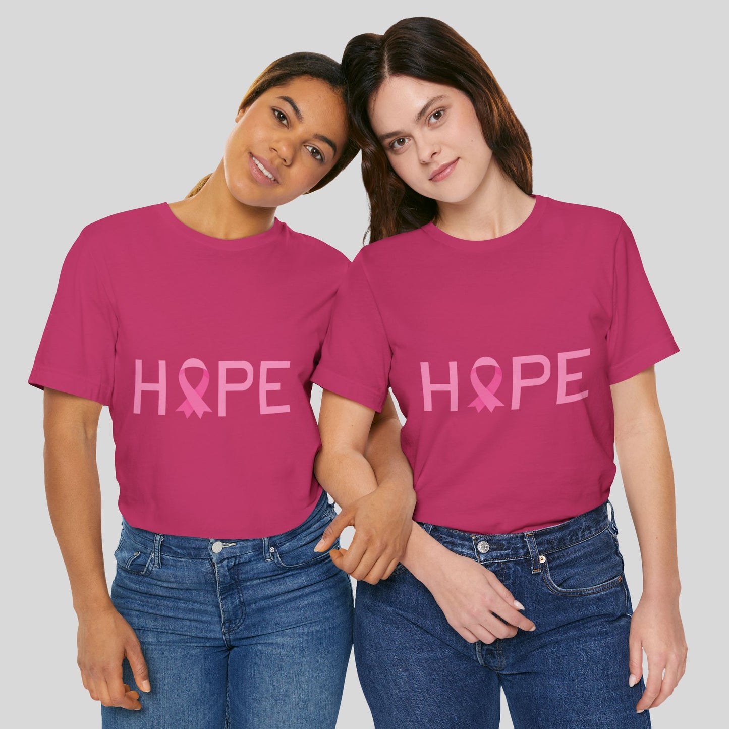 Hope Ribbon Unisex Jersey Short Sleeve Tee