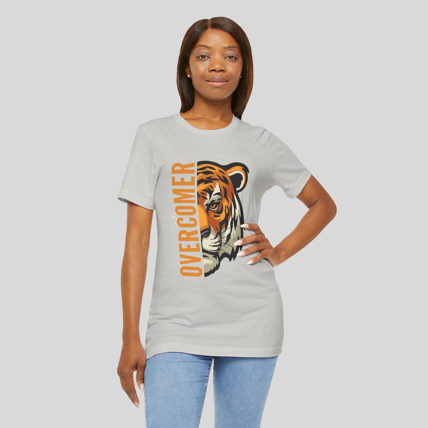 Overcomer Tiger Jersey Short Sleeve Tee