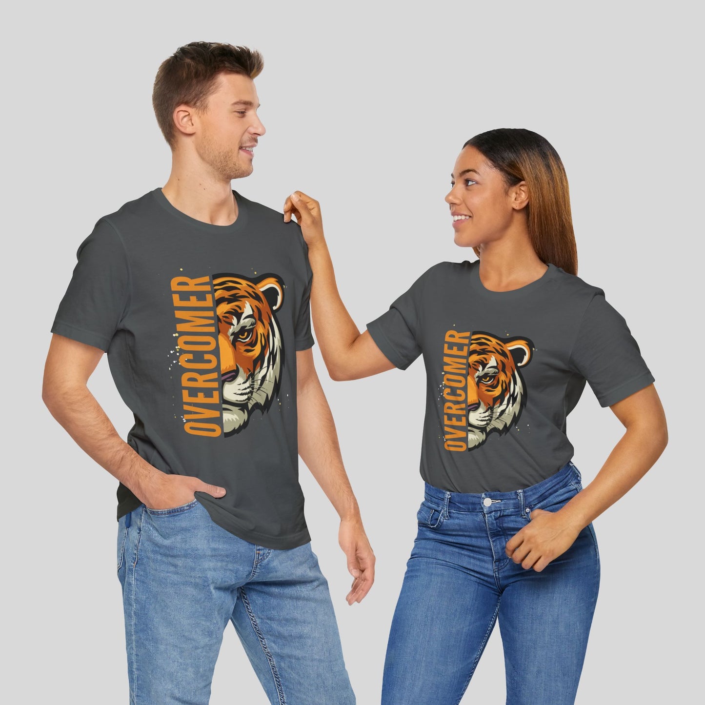 Overcomer Tiger Jersey Short Sleeve Tee