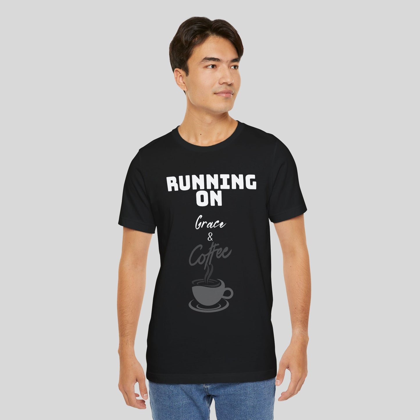 Running on Grace & Coffee Jersey Short Sleeve Tee