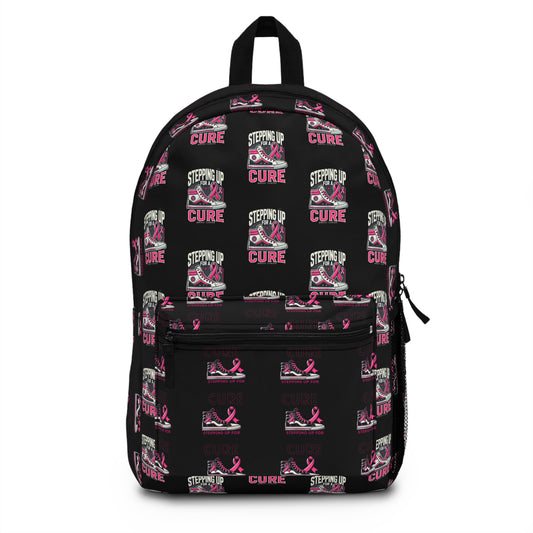 Stepping Up For A Cure Breast Cancer Awareness Backpack