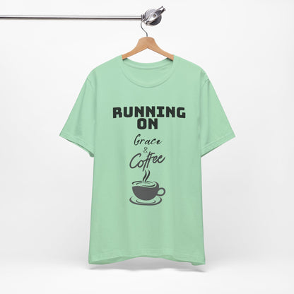 Running on Grace & Coffee Jersey Short Sleeve Tee