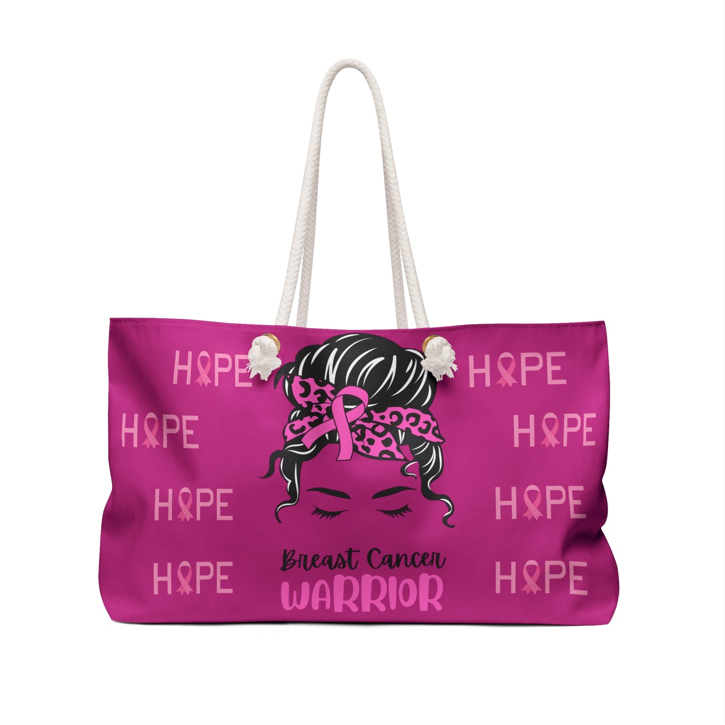 Breast Cancer Warrior Weekender Tote Bag