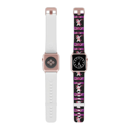 Dab Away Breast Cancer Awareness Apple Watch Band