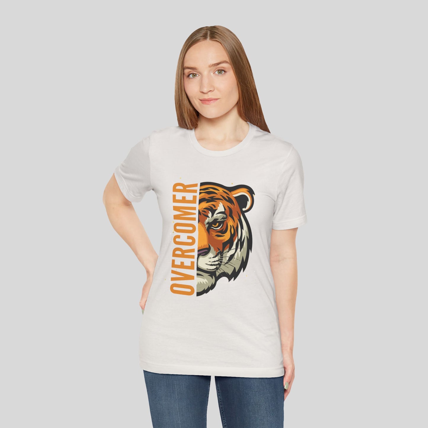 Overcomer Tiger Jersey Short Sleeve Tee