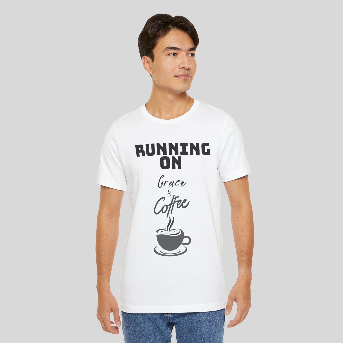 Running on Grace & Coffee Jersey Short Sleeve Tee