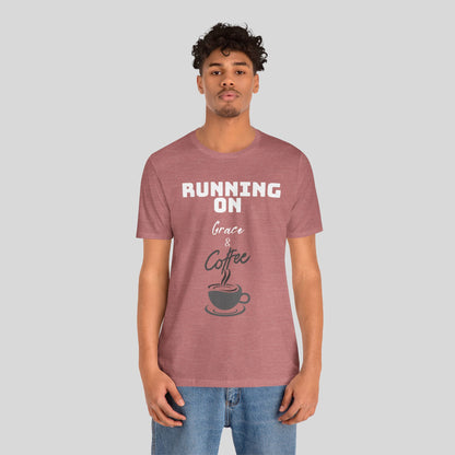 Running on Grace & Coffee Jersey Short Sleeve Tee