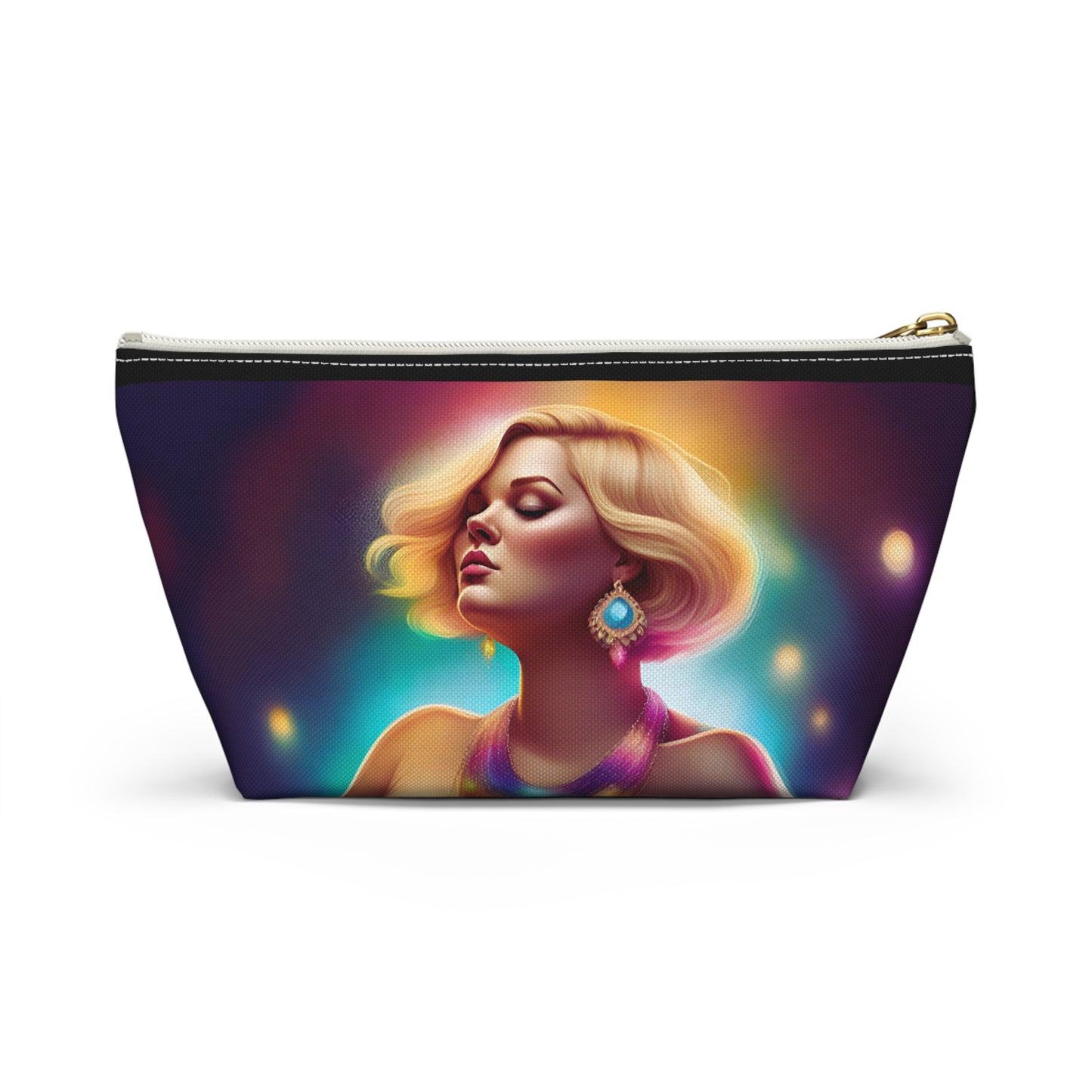 Radiant Glamour Pouch with T-Bottom