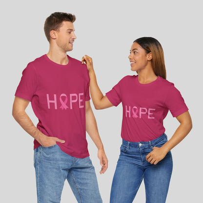 Hope Ribbon Unisex Jersey Short Sleeve Tee