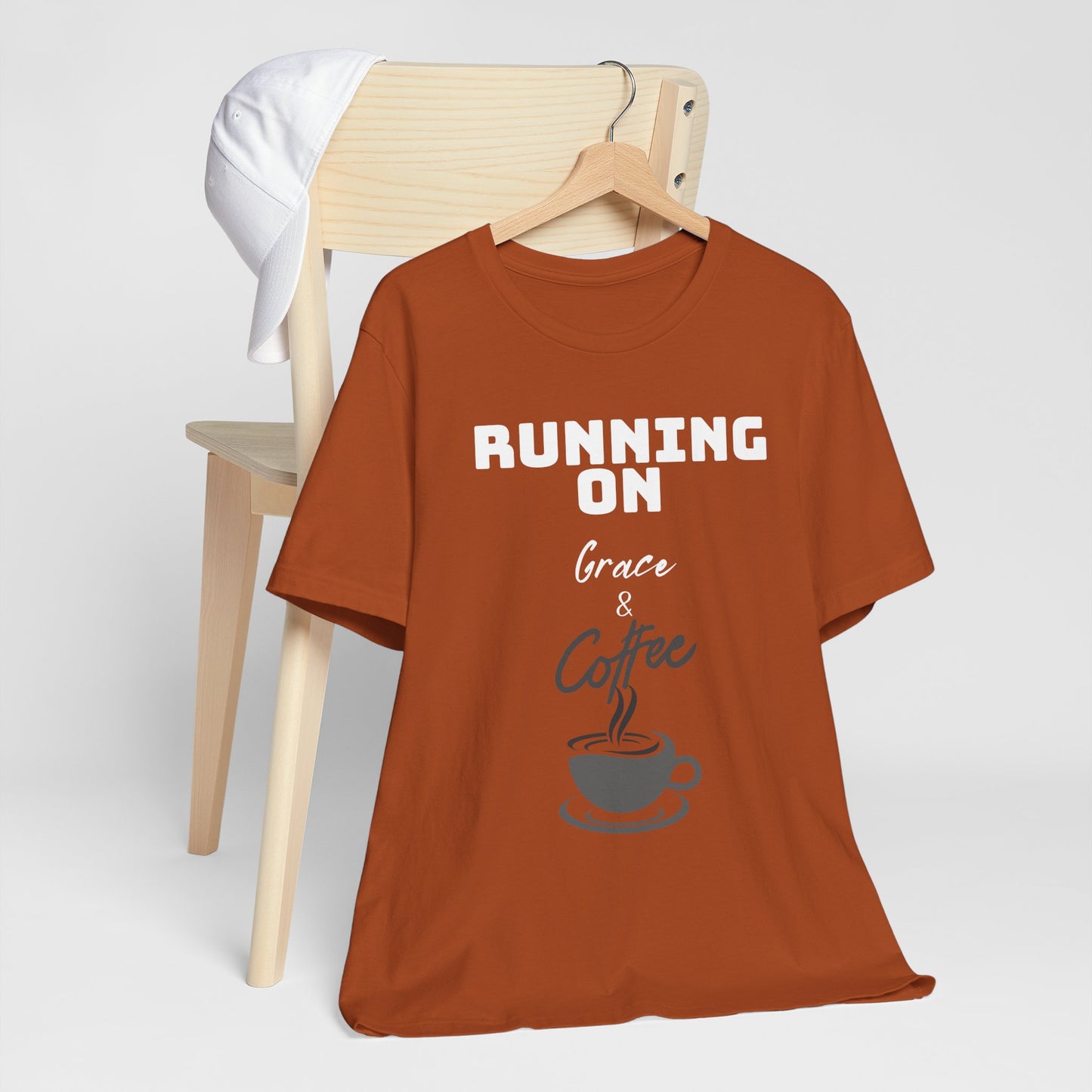 Running on Grace & Coffee Jersey Short Sleeve Tee