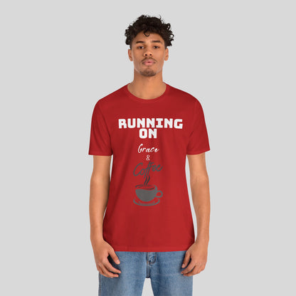 Running on Grace & Coffee Jersey Short Sleeve Tee