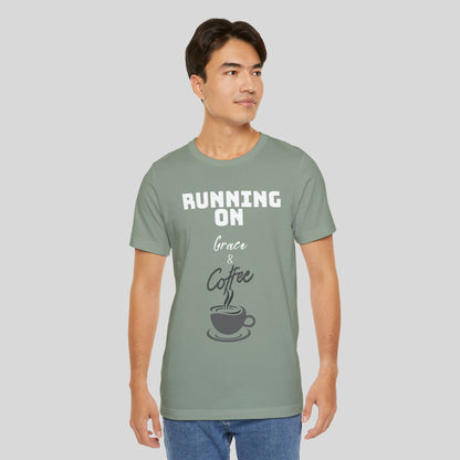 Running on Grace & Coffee Jersey Short Sleeve Tee