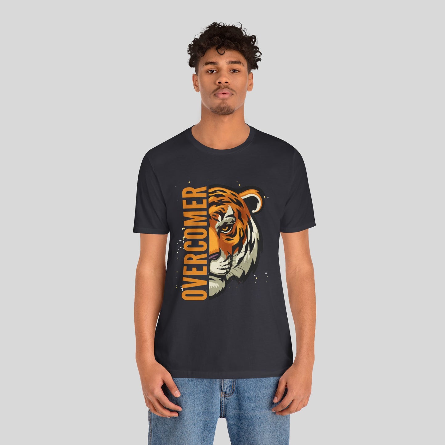 Overcomer Tiger Jersey Short Sleeve Tee