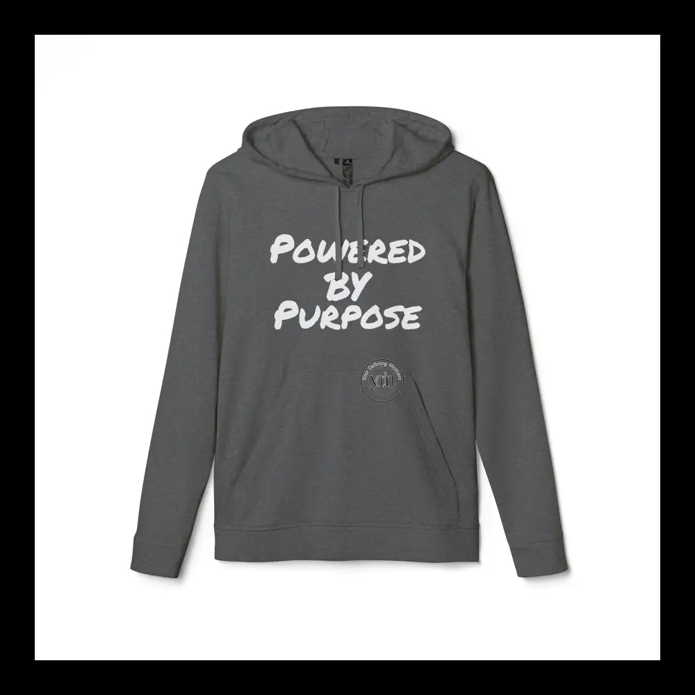 Adidas Powered By Purpose Fleece Hoodie Dark Grey Heather / Xs