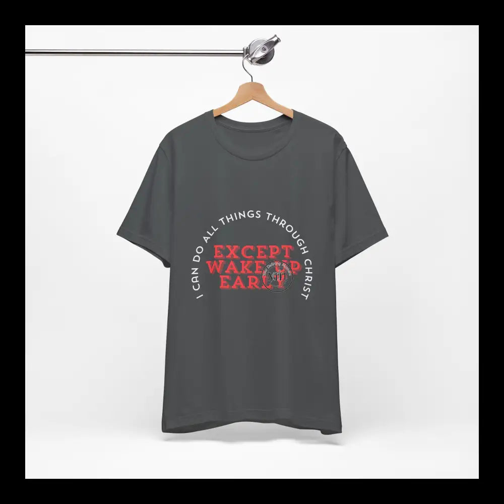 All Things... Except Mornings Jersey Short Sleeve Tee T-Shirt